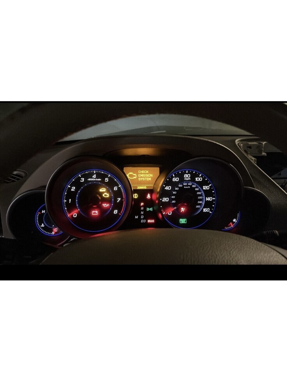 2009 Acura MDX OEM Speedometer Gauge Cluster 209K Miles, Good Cond